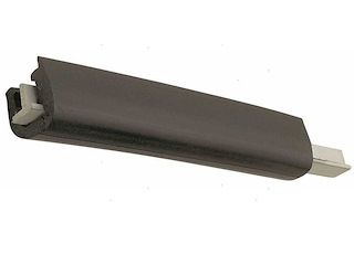 Profilo bottazzo in PVC - 45 mm. Nero - 12 Metri -