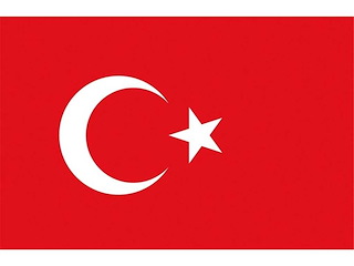 Bandiera Turchia 30 x 45 cm.