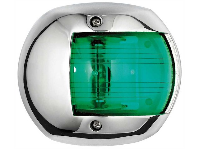 Luce di navigazione Compact in acciaio inox - Verde
