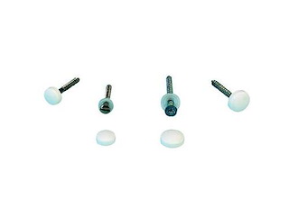 Sottoviti teak con copritesta - 4,8 / 6 mm - blister da 10 pz -