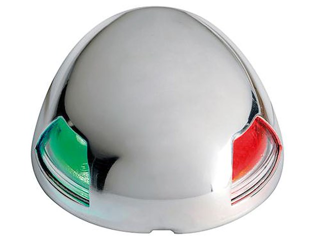 Fanale in acciaio inox luce LED - Combinato montaggio in piano