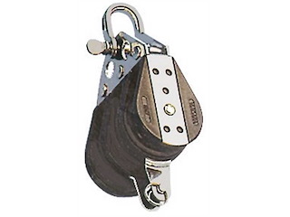 Bozzello 3 pulegge + attacco con grillo e arricavo VIADANA - "B"