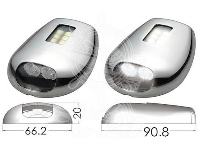 Coppia di luci da ormeggio a LED 
