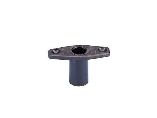 Boccola portascalmo in plastica ad incasso - Nera 