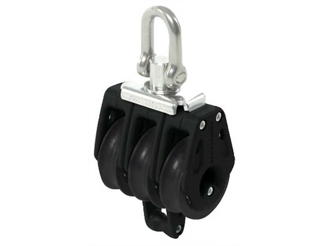 Bozzello LEWMAR Control triplo con arricavo - Ø 40 mm per cime da 10 Ø mm