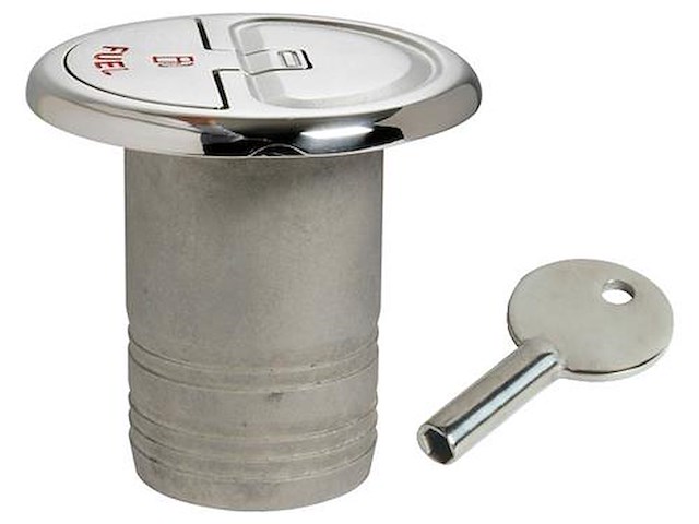 Tappo + chiave Quick Lock - Fuel / Dritto - 38 mm. -