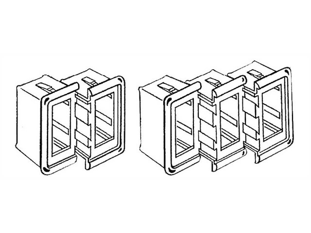 Cornice nera centrale Carling Switch