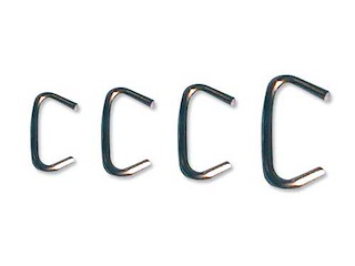 Anelle in acciaio inox per corda elastica - 6 mm. - 10 pz. -