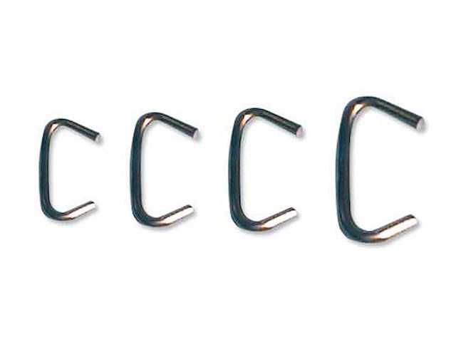 Anelle in acciaio inox per corda elastica - 6 mm. - 10 pz. -