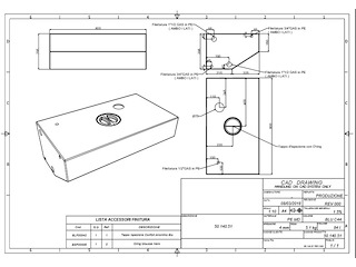 Serbatoio in polietilene rigido per acque nere - 75 Lt.