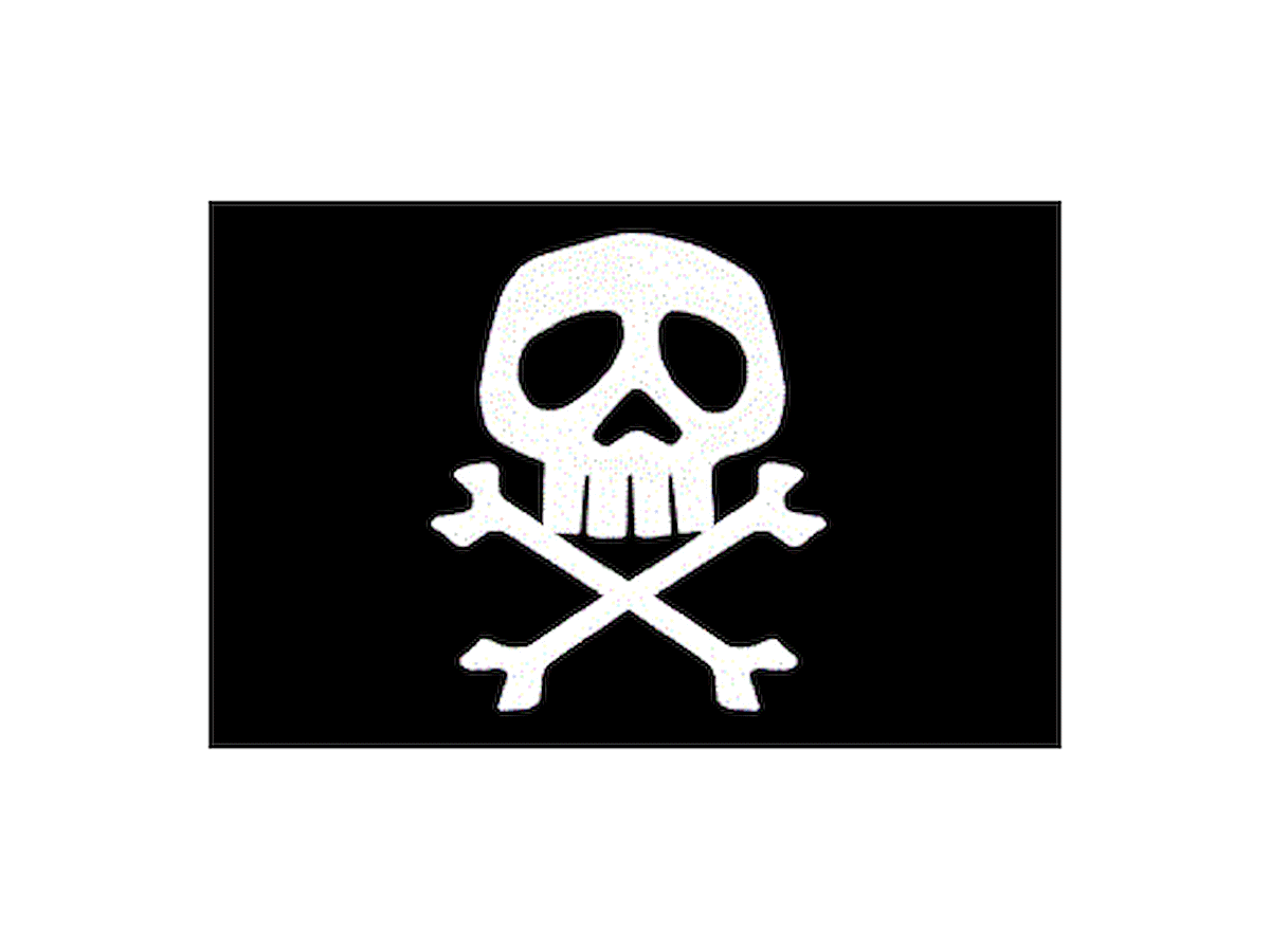 Bandiera Pirata 20 x 30 cm