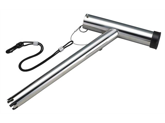 Reggicanna singolo rialzato - Ø 38 mm