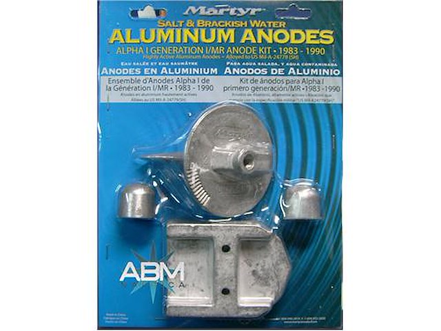 Kit anodi Mercruiser Alpha I Generazione I - Martyr -