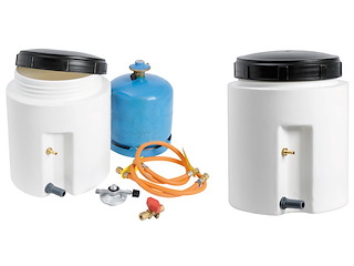 Contenitore per bombole gas a tenuta stagna 