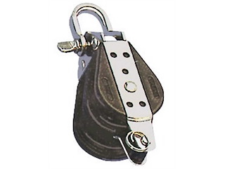 Bozzello 2 pulegge + attacco con grillo e arricavo VIADANA - "B"