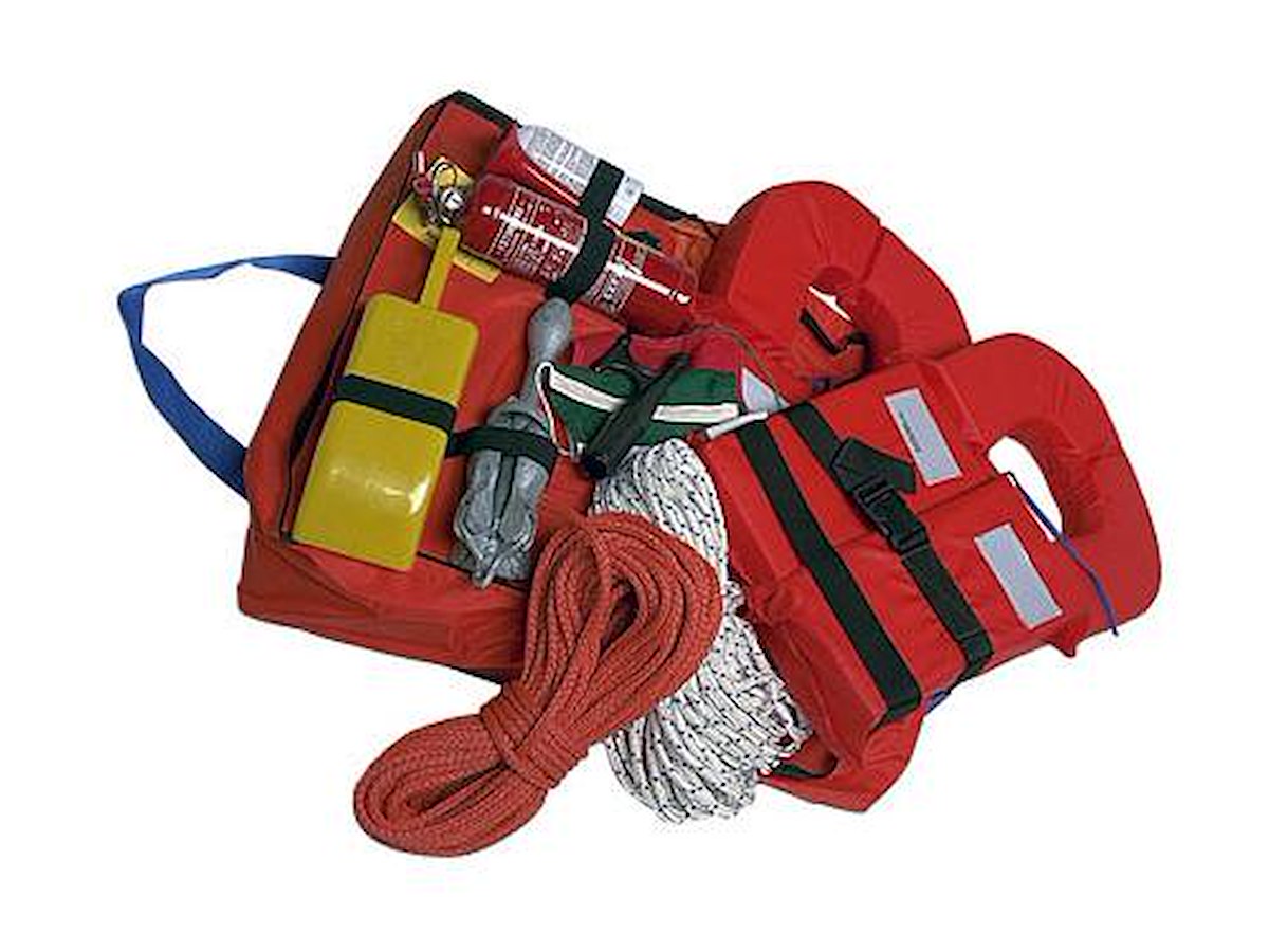 Borsa dotazioni mod. A - 4 persone senza segnali di soccorso -