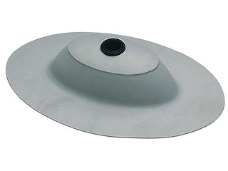 Basetta portascalmo in gomma - Col. grigio -