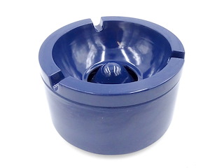 Posacenere con tappo e anti slip Blu