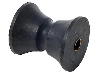 Puleggia in gomma dura per musone - 78 x 88 x 16 mm. -