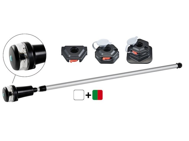 Luce di navigazione a batteria - Luce Bianca + Rossa / Verde