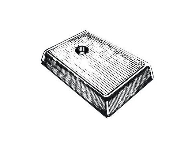 Piastrina gambale in alluminio 40 / 50 Hp 4 Tempi  - OMC / JOHNSON / EVINRUDE -