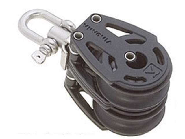 Bozzello 2 pulegge (testa universale) VIADANA - "A"