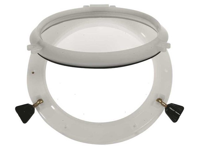 Oblò circolare apribile - Bianco 220 Ø mm