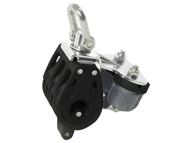 Bozzello LEWMAR Control triplo con arricavo e strozzatore - Ø 40 mm per cime da 10 Ø mm