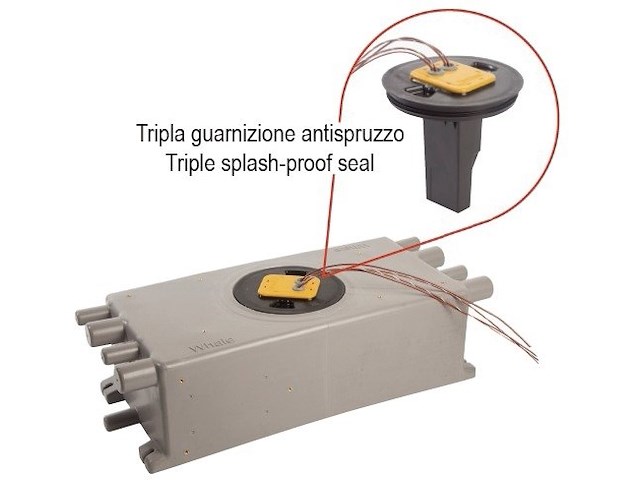 Pozzetto 20 L con sensore elettronico per 2 pompe