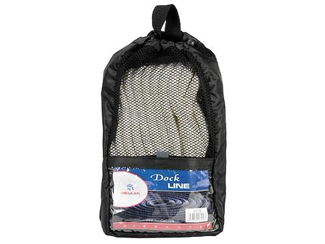 Cima di ormeggio con occhio Bianca - 10 mm. -