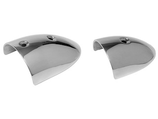 Terminale per bottazzo Radial in PVC 52 mm. - Acciaio inox  -