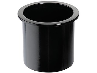 Portabicchiere da incasso in ABS Nero
