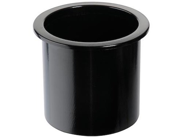 Portabicchiere da incasso in ABS Nero