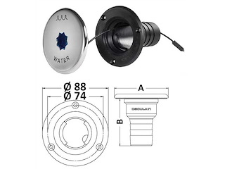 Tappi imbarco Clever - Water 38 Ø mm
