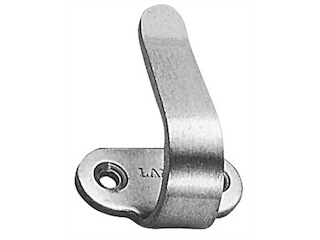 Gancetto in acciaio inox lucido - 40 mm