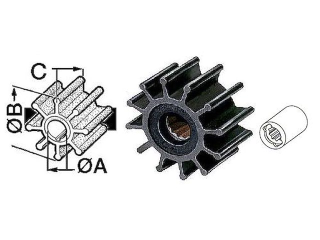Girante compatibile per EB - Yanmar - 128620-42201