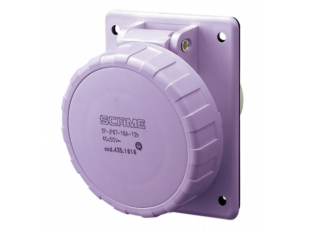 Presa ad incasso a 2 poli 