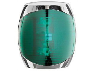 Luce di navigazione Sphera II corpo Inox - LED Verde