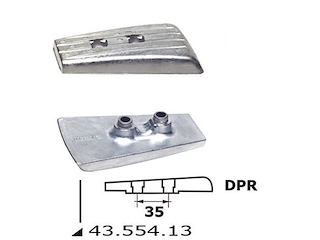 Anodo alluminio Penta serie DPR - VOLVO -