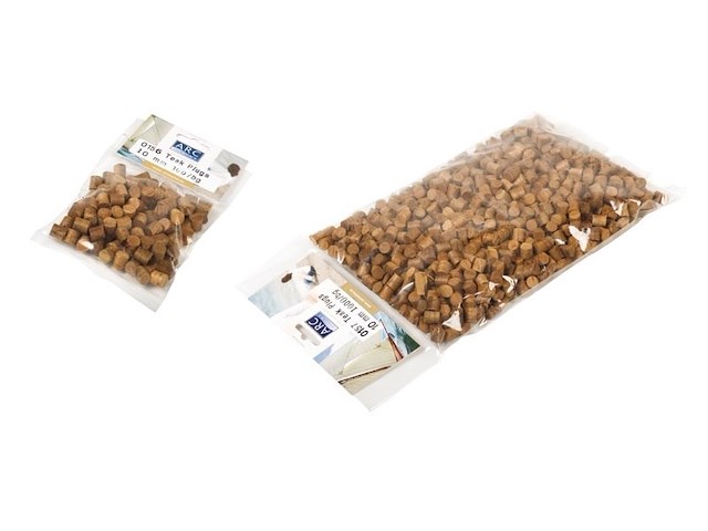 Tappi ARC in legno Teak - 12 mm. - confezione 10 pz. -