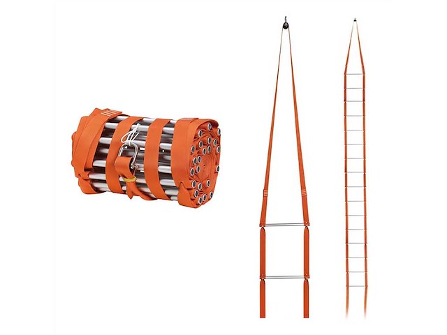 Scala antitorsione per risalita albero 14 mt 