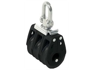 Bozzello LEWMAR Control triplo - Ø 30 mm per cime da 8 Ø mm