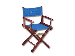 Poltroncina in legno modello " Marina " colore Blu