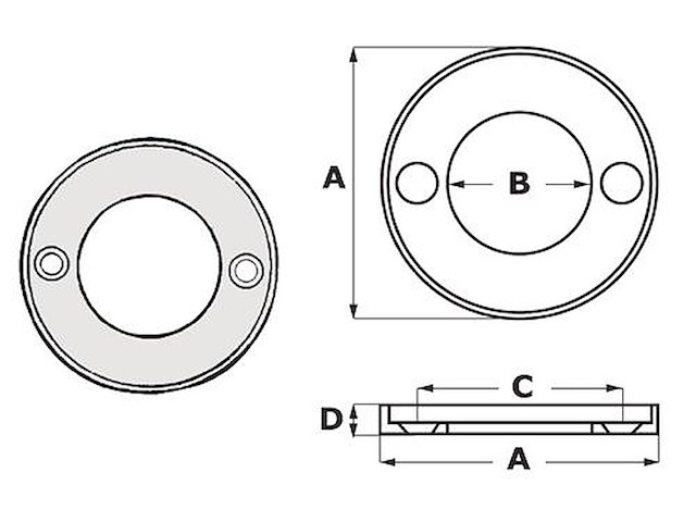 Anodo a collare per piede 270 - VOLVO -