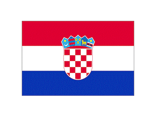 Bandiera Croazia - 20 x 30 cm. -