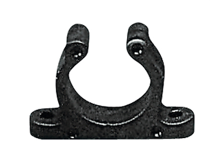 Clips fermaremi / fermamanici - 15 mm - 2 Pezzi - Nero