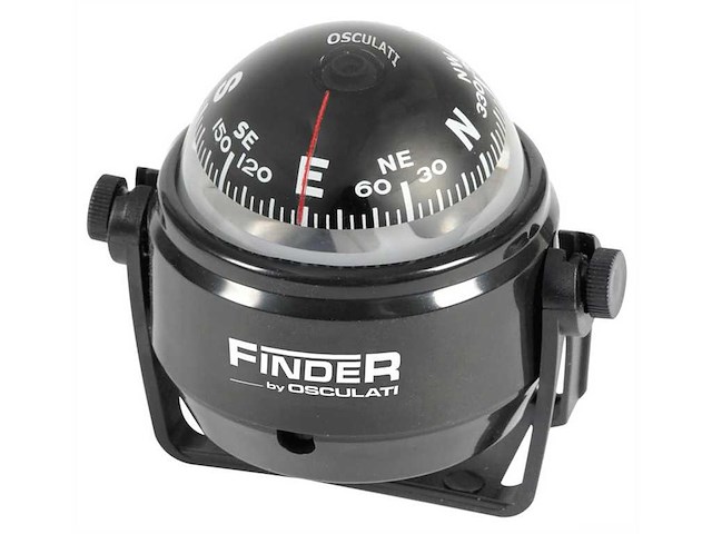 Bussola con staffa Finder - Nera rosa Nera -