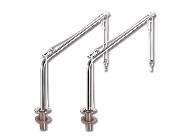 Coppia di gruette " On Deck " in acciaio inox