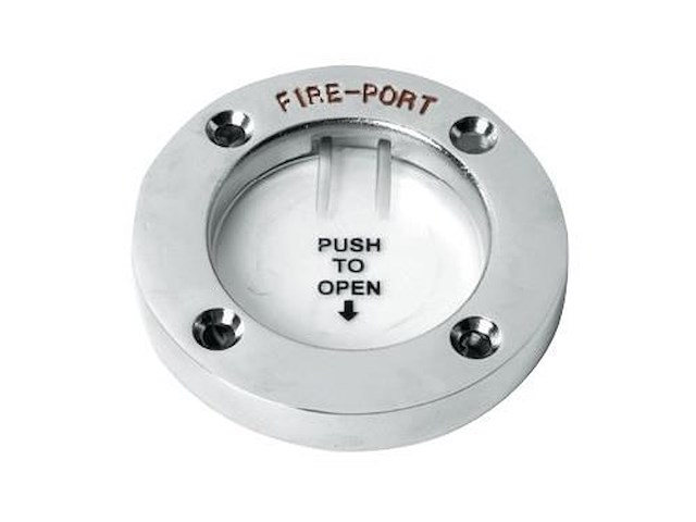 Portellino antincendio - Ghiera in acciaio inox -