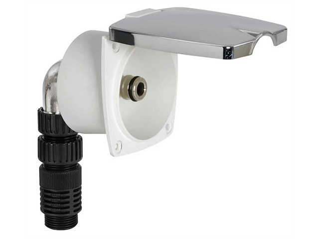 Riduttore di pressione New Edge ad incasso - Cromato